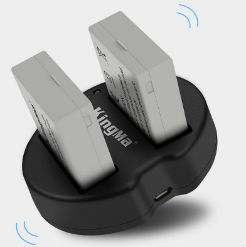 Combo 2 pin 1 sạc đôi Kingma LP-E8 120