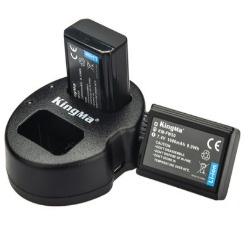 Combo 2 pin 1 sạc đôi Kingma NP-FW50 150