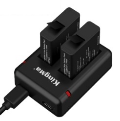 Combo 2 pin 1 sạc đôi Kingma cho Gopro Hero 5 6 7 8 142