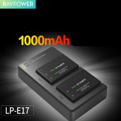 Bộ pin sạc Ravpower LP-E17 cho máy ảnh Canon 263