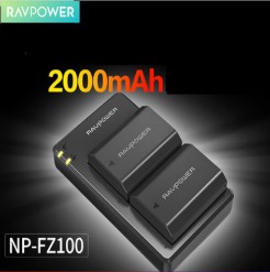 Bộ pin sạc Ravpower NP-FZ100 cho máy ảnh Sony 274