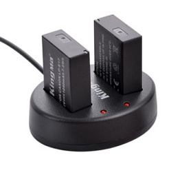 Combo 2 pin 1 sạc đôi Kingma LP-E17 114