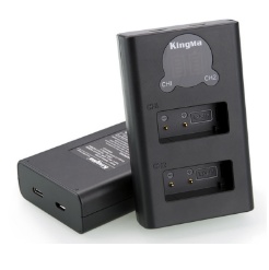 Sạc pin đôi LCD LP-E17 Kingma 191
