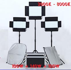 Bộ 3 đèn LED bảng 340w Falconeyes 1267