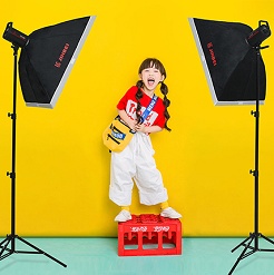 Bộ 2 đèn LED studio LX100 Jinbei 2111