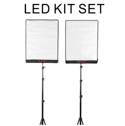 Bộ 2 đèn led cuộn 200w NiceFoto SC-P1000B 5600K 2141