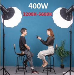 Bộ 2 đèn led studio DS-200S 400w (3200K-5600K) 1941