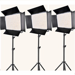Bộ 3 đèn led bảng Studio 300w A-2200IQ Yidoblo 1880