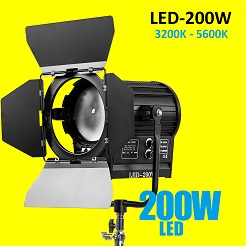 Đèn quay phim Spotlight LED 200W DMX 512 2151
