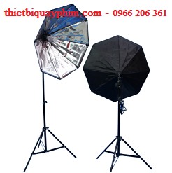 Combo 2 đèn LED360 20w softbox bát giác 75cm 9078