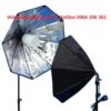 Combo 2 đèn LED360 60w softbox bát giác 75cm 9264