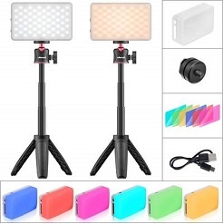 Combo 2 đèn VIJIM VL120+ Tripod MT08 8958