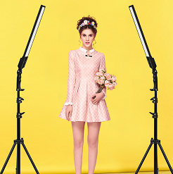 Combo 2 đèn led studio thanh dài MS-30L 48W 9209