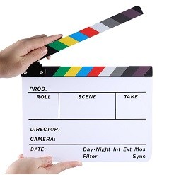 Bảng clapper board quay phim 7837
