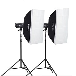 Bộ 2 đèn flash chụp ảnh Godox DP400II 10265