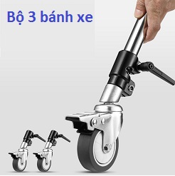 Bộ 3 bánh xe cho chân C-stand CK1/CK2/CK3 8698