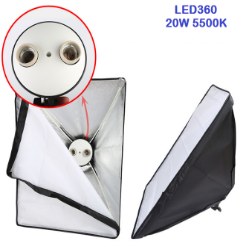 Bộ kit studio 2 đèn 2 bóng LED360 20w 9463