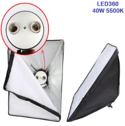 Bộ kit studio 2 đèn 2 bóng LED360 40w 9533