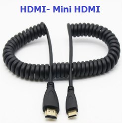 Dây cáp HDMI to Mini HDMI dạng xoắn lò xo 7937