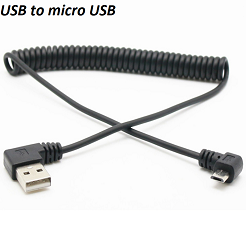 Dây cáp USB to Micro USB dạng lò xo xoắn 7930