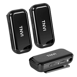 Micro thu âm cài áo không dây TNVI V3 cho 2 người 4926