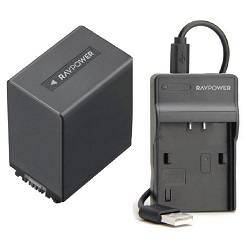 Bộ pin sạc Ravpower NP-FV100 cho máy quay Sony 13786