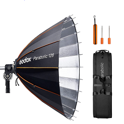 Softbox Godox Parabolic Light Focusing System Reflector P128 Kit 14638