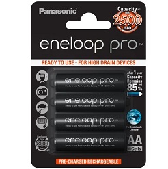 Pin AA Panasonic Eneloop 2500mAh vỉ 4 viên 16163