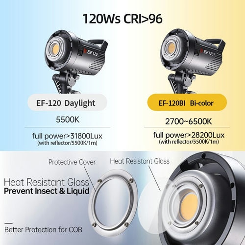 Den Led Studio Jinbei Ef 120 Ef 120bi