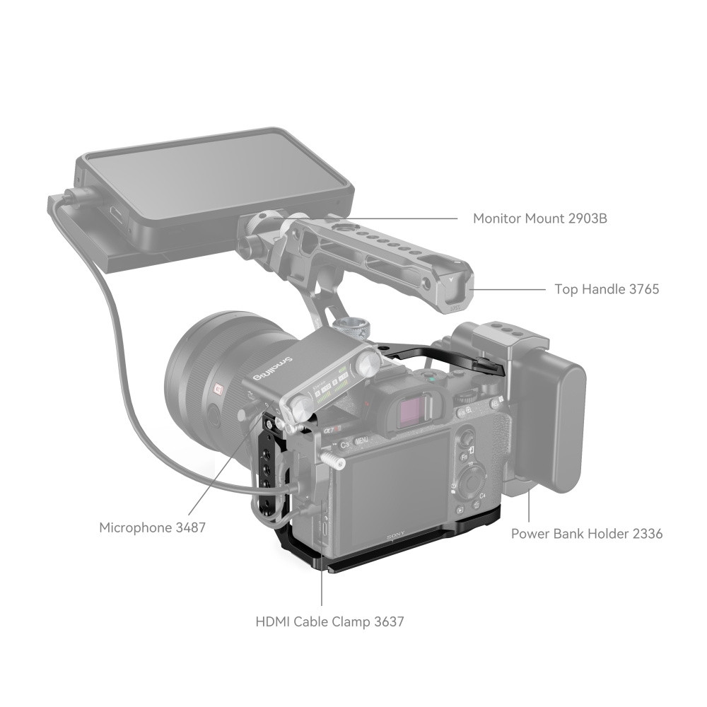 Smallrig Cage For Sony A7riii A7m3 A7iii 2087d 7