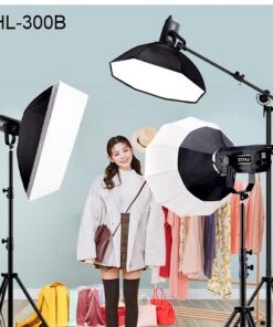 Bộ 3 Đèn Studio Led 300w HL-300B, Đèn Quay Phim Chụp Ảnh Chuyên Nghiệp 17978