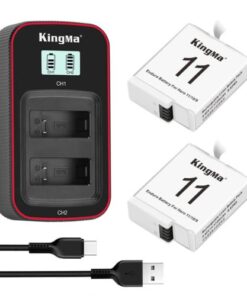 Bộ đốc sạc Kingma 2 khe cho Gopro Hero 9/10/11 19121