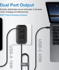 Cu Sac Kingma 65w Cong Type C Usb 3