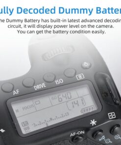 Pin Ao Dummy Kingma Lp E6 Adapter 2
