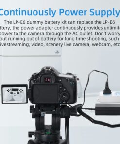 Pin Ao Dummy Kingma Lp E6 Adapter 3