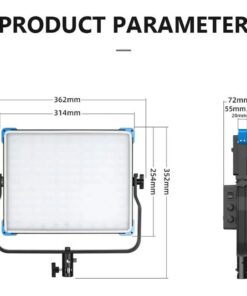 Den Led Sutefoto L60 Rgb 2800k 10000k 4