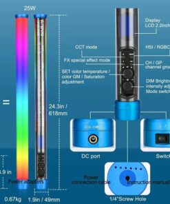 Den Led Sutefoto Tp25 Rgb 3