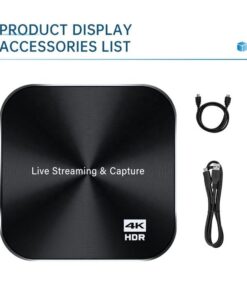 Capture Livestream Unisheen Uc2600h Hdmi 4k60 4