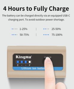 Pin Kingma Np F970 Dung Luong 7800mah Cong Typec 5