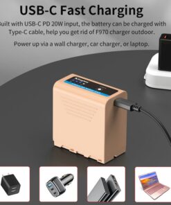 Pin Kingma Np F970 Dung Luong 7800mah Cong Typec 8