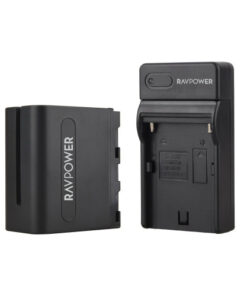 Ravpower NP-F970 - Bộ pin sạc tương thích với dòng máy Sony F 21261