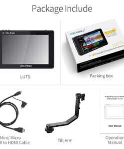 Man Hinh Feelworld Lut7 7inch 2200nit Cam Ung 8