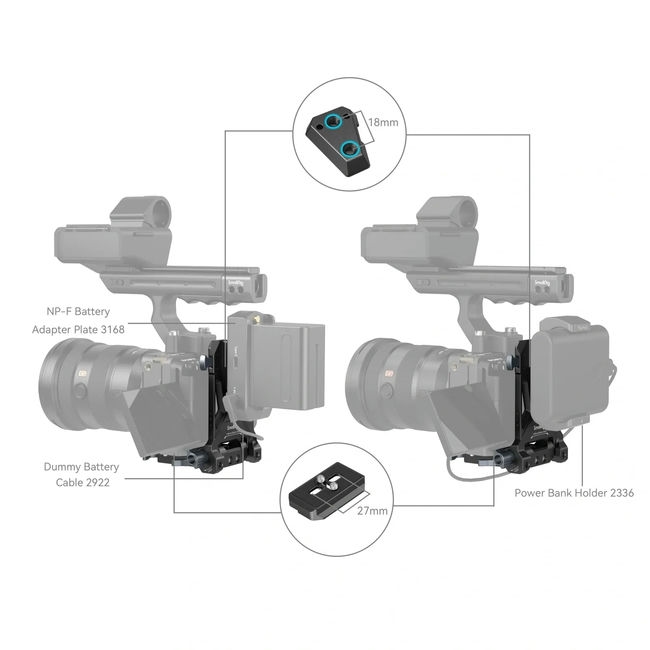 Smallrig 4064b De Gan Pin V Mount Nho Gon 4