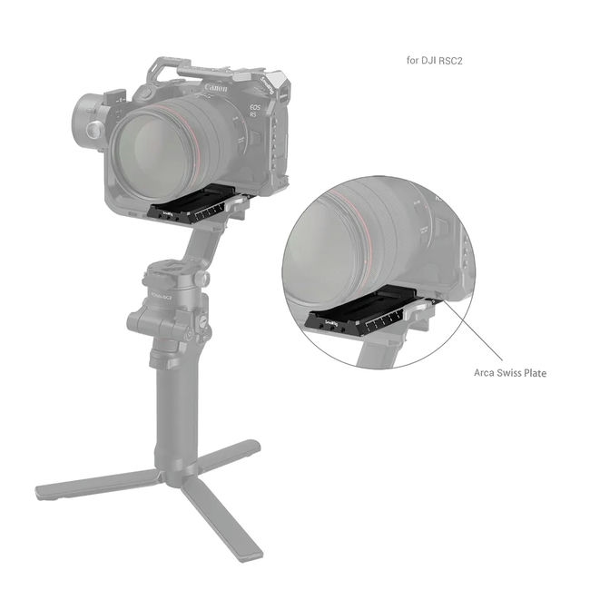 Tam De Plate Smallrig 3061 Cho Gimbal Dji Rs2 Rs3 Rs4 6