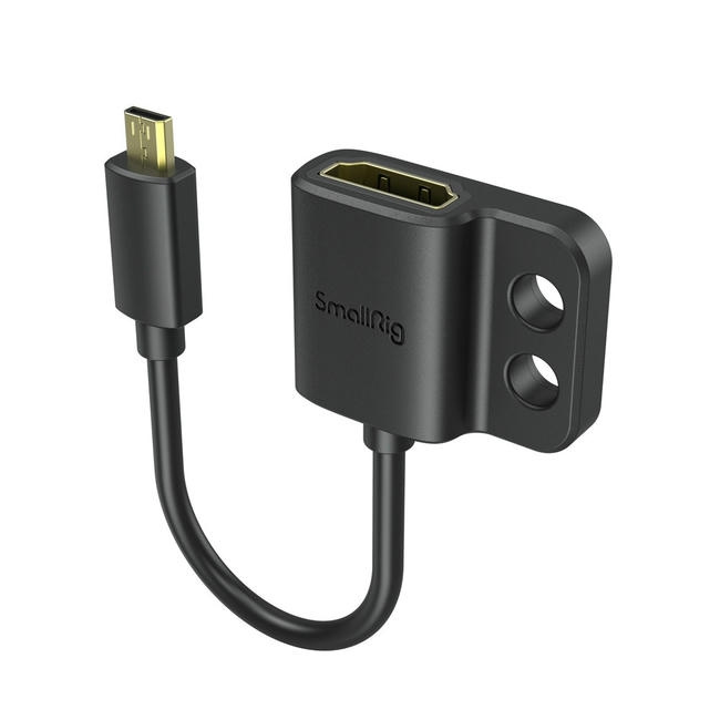 Cap Smallrig 3021 Ultra Slim 4k Micro Hdmi Adapter D To A 3