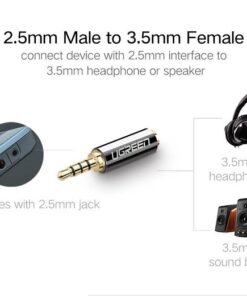 Giac Chuyen Audio Ugreen 2 5mm Sang 3 5mm 4