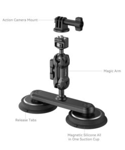 Smallrig Dual Magnetic Suction Cup Mount Action Camera Kit 4467 4