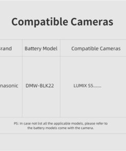 Pin Ao Dummy Kingma Blk22 Adapter Cho May Lumix Gh5 Gh6 Gh7 06