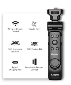 Tay Cam Kem Remote Khong Day Kingma Bm Sr4 Cho May Sony Canon Nikon 2