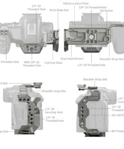 Khung Smallrig Hawklock 4977 Cho Canon Eos R5 Mark Ii 08